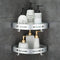 Hoomtaook Corner Caddy Bathroom Shower Shelf Wall Mounted No Drilling 2 Tier Storage Shelves Adhesive Triangle Baskets Silver Bathroom Kitchen Sto...