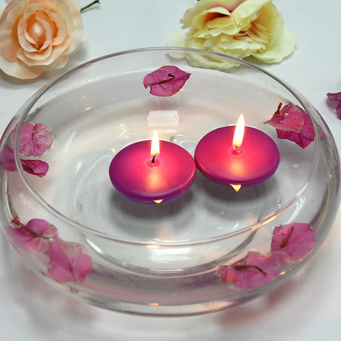 2 1/4 Inch Purple Floating Candles...