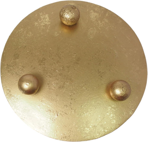 Hosley® Elevate Your Table Decor with Set of 2 Iron Pillar Candle Holders 4 Inch Diameter, Perfect for a Timeless Table Centerpiece!...