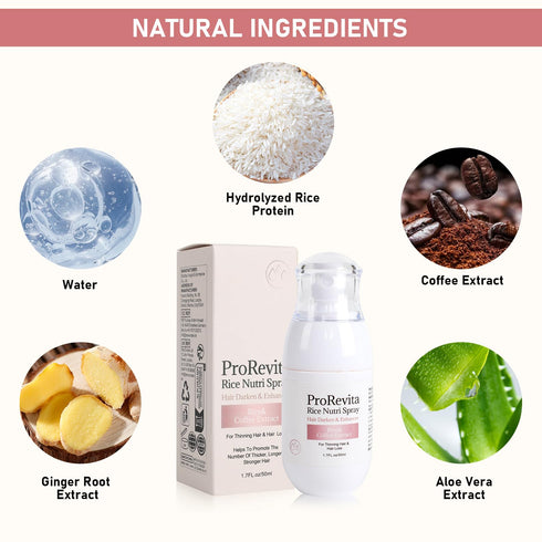Bello Hair Helper Spray for Thinning Hair, Hair Helper Growth Spray, Hair Growth Spray, Rice Water Spray, Hair Thickening Natural Spray, Restore D...
