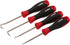 ARES 70256 - Precision Hook and Pick Set - 4-Piece Set Includes Precision 90 Degree, Hook, Combination and Straight Hooks and Picks - Chrome Vanad...