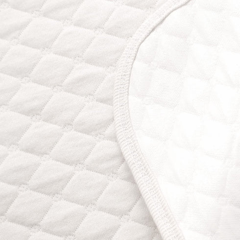 Pleasant Boulevard | Portable Waterproof Baby Changing Pad Liner, Washable Reusable Changing Table Cover Made with Breathable TPU, 27x13in (White,...