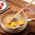 2 Pieces Wooden Cooking Spoons Bamboo Cooking Spoon Non Stick Cookware Serving Spoon Kitchen Utensils Long Handle Wood Spoon for Stirring, Flippin...