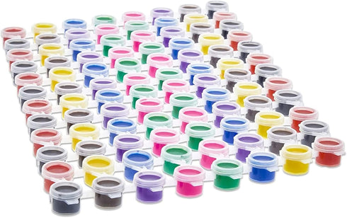 Bright Creations Acrylic Paint Pots for Kids, Classroom, Art and Crafts, 8 Colors (96 Pack)...