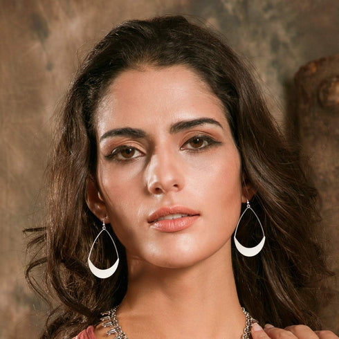 Lightweight Dangle Earrings Simple Earrings Silver Teardrop Earrings for Women...