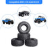 4PCS 1.9 Crawler Tires Outer Diameter 114mm with Foam Inserts for 1/10 RC Rock Crawler Axial SCX10 SCX10 III AXI03007 D90 TF2 MST Tamiya CC01...