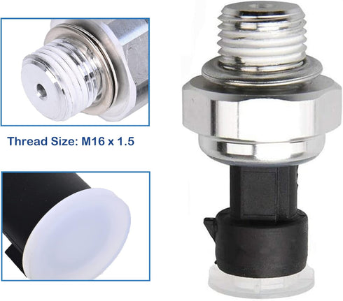 Oil Pressure Sensor Switch with Screen Filter D1846A Compatible with Chevy Silverado GMC Sierra Buick Lacrosse Cadillac Escalade 2003-2008 4.8L/5....