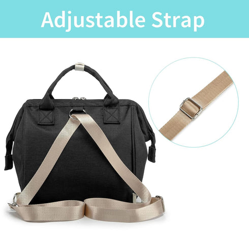 Small Diaper Bag Backpack, Mini Diaper Tote & Portable Crossbody Backpack with Insulated Pocket...