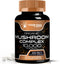 Organic Mushroom Supplement Capsules - 10000mg - 25 in 1 Mushroom Complex Capsules, Lion's Mane mushroom Capsules - Turkey Tail Mushroom Capsules,...