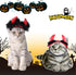 Pet Halloween Headband, Adjustable Devil Horn Hat for Dogs, Cat Halloween Costume Headwear Accessories, Pet Demon Headgear Cosplay for Puppy Kitte...