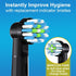 8 Pack Replacement Toothbrush Heads Compatible with Oral b Electric Toothbrush (4 Black)...