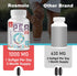 Liposomal Palmitoylethanolamide 1000 mg + Luteolin 100 mg, Micronized Pea 99% Highly Purified - Enhanced Absorption and Bioavailability, 60 Softge...