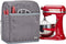 HOMEST Stand Mixer Quilted Dust Cover with Pockets Compatible with KitchenAid 6/7/8 Quart Bowl Lift, Grey (Patent Design)...