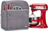 HOMEST Stand Mixer Quilted Dust Cover with Pockets Compatible with KitchenAid 6/7/8 Quart Bowl Lift, Grey (Patent Design)...