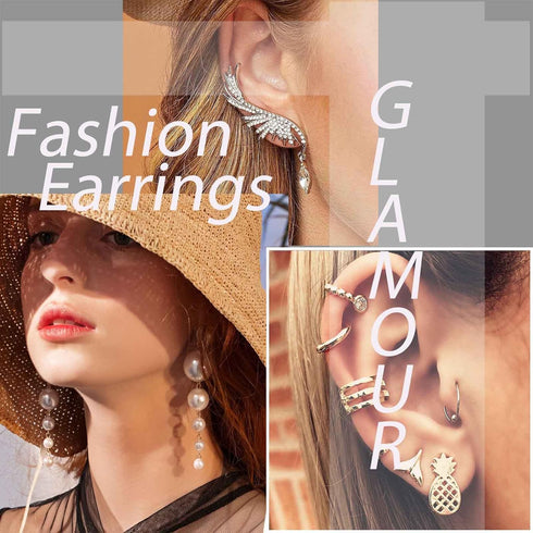 Long Pearl Tassel Drop Earrings Multi Beaded Cluster Chandelier Pearls Dangle Earrings Gold Pearl Chain Earrings Statement Bridal Pearl Earrings J...