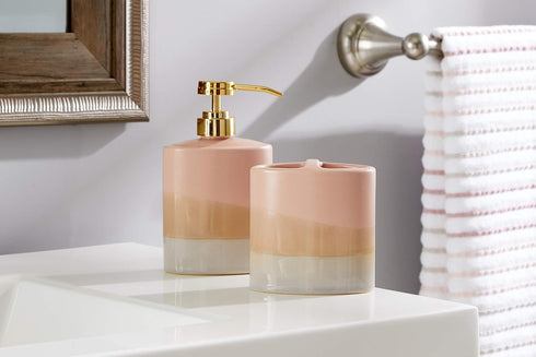 SKL Home Alanya Soap Dispenser, Blush...