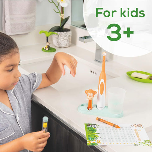 Beurer TB10 Kids Electric Toothbrush Replacement Brush Heads Only - 2 Pack - Milo The Monkey...