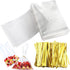 Augshy 300 Pcs 6x8" Treat Cello Bags for Lollipop with 300 Twist Ties, 1.4 Mils Thickness OPP Plastic Bags for Candy, Chocolate, Cookie Wrapping...