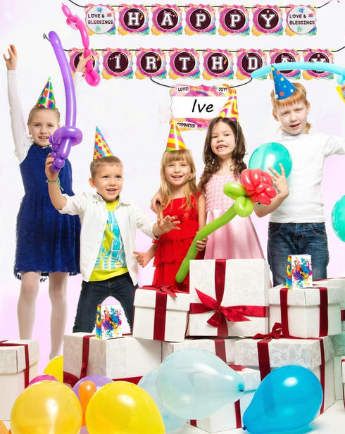 LARZN - Celebrate With an Impression Premium Tie Dye Party Bags, Camouflage Treat Bags, New, Gift Bags,Goody Bags, Tie Dye Party Favors, Tie Dye P...