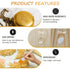 Gold Leaf Adhesive Set 200ml Gold Plating Kit Protective Varnish 100 pcs Gilding Adhesive Set Gold Leaf Sheets, 2 Brushes, Water Based Leaf Glue f...