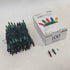 Brite Star 100 Count Mini String Christmas Lights, Multi - 22 feet Indoor/Outdoor Christmas Tree Lights with Green Wire...