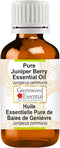 Pure Juniper Berry Essential Oil (Juniperus communis) Steam Distilled 15ml (0.50 oz)...
