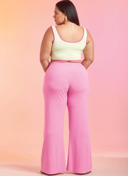 Simplicity Easy Women's Knit Skirts and Pants Sewing Pattern Packet, Code S9752, Sizes 20W-22W-24W-26W-28W, Multicolor...