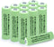 AA Solar Light Batteries NIMH 600mAh 1.2V Double A Rechargeable for Garden Lawn Landscaping Solar Lights Remotes Mice(12Pcs)...