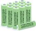 AA Solar Light Batteries NIMH 600mAh 1.2V Double A Rechargeable for Garden Lawn Landscaping Solar Lights Remotes Mice(12Pcs)...
