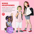 rockpapa 950 Wired Headphones for Kids Girls Boys for School Classroom with Microphone, On-Ear Foldable Corded Headphones with Jack 3.5mm for Lapt...