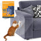 Cat Scratch Deterrent Sofa Furniture Protectors, Clear Self-Adhesive Couch Pads from Cats Scratching, Door Wall Anti Pet Scratch Tape Guards, 10 P...