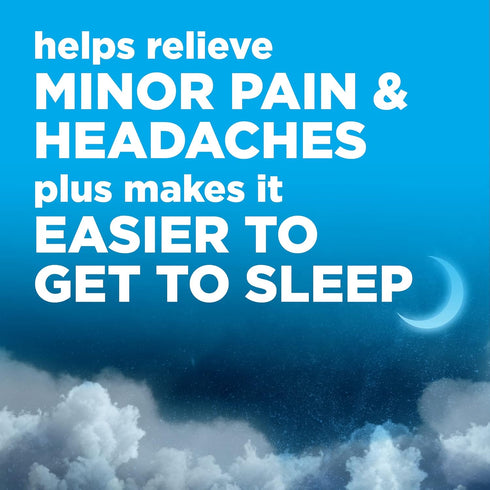 Amazon Basic Care Acetaminophen PM Caplets, Pain Reliever Plus Nighttime Sleep Aid, Extra Strength, Helps Occasional Minor Aches, Pains and Headac...