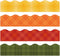 79ft Fall Autumn Plaid Bulletin Board Borders Self- Adhesive Orange Green Yellow Red Plaid Border Trim Thanksgiving Bulletin Board Decal Sticker f...