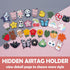 2 Pack Cute Cow Airtag Leather Keychain Holder Case, Kawaii Cow Key Ring Cover for Apple Airtag for Women Girls...