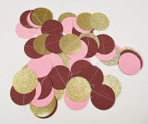 Burgundy Bachelorette Party Decorations Fall/Burgundy Pink Gold Birthday Decorations for Women/Fall Bridal Shower Decorations Maroon Party Decorat...