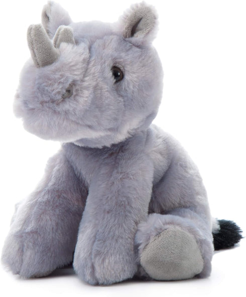 The Petting Zoo Rhino Stuffed Animal, Gifts for Kids, Wild Onez Zoo Animals, Rhino Plush Toy 8 inches...
