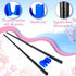 Tessco for you 5 Pairs Training Chopstick Helpers Reusable Chopsticks for Beginner Non Slippery Replaceable Practice Heat Resistant Holder with Cl...
