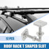 Car Roof Rack T Shaped Slot Bolt M6 W/Nuts Washer T Shaped Track Bolts Roof Rack Cargo Carrier Bolt Accessories Stainless Steel (Pack of 12)...