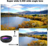 Mcoplus Cell Phone Camera Lens 2 in 1 Clip-on Lens Kit 37mm 0.45X 49UV Super Wide Angle & Macro Phone Camera Lens for iPhone and Android Smartphon...