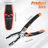 TOOLEAGUE 10-in-1 Wire Stripper with Tool Pouch, Cable Cutters, C-RV Multifunctional Needle Nose Pliers for Electric Cable Stripping Cutting and C...