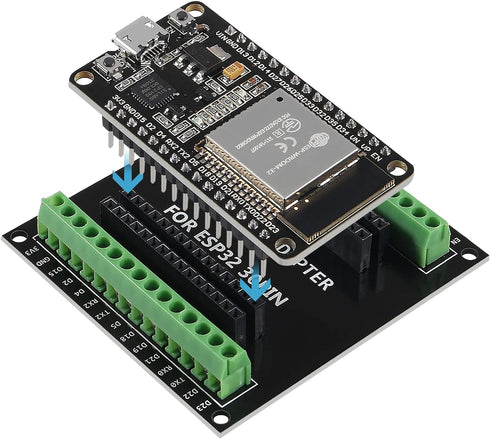 AITRIP 2 Sets ESP-WROOM-32 ESP32 ESP-32S Development Board CP2102 WiFi+Bluetooth Ultra-Low Power Dual Core ESP32-DevKitC-32 ESP-WROOM-32 with ESP3...