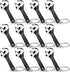 Chumia 12 Pieces Adjustable Hand Wrench Black Spanner Wrench Size Adjustable Spanner Hand Knurl Tool Adjustable Wrench Wide Jaw Wrench Repair Hand...