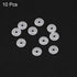 uxcell Silicone O-Rings, 4mm OD 1mm ID 1.5mm Width VMQ Seal Gasket for Compressor Valves Pipe Repair, White, Pack of 10...