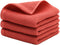 Mia's Dream Cotton Hand Towel Waffle Weave Kitchen Tea Towels, Soft and Absorbent Gym Bath Washcloths, 13x28 Inch 3 Pack (Brick Red)...