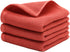 Mia's Dream Cotton Hand Towel Waffle Weave Kitchen Tea Towels, Soft and Absorbent Gym Bath Washcloths, 13x28 Inch 3 Pack (Brick Red)...