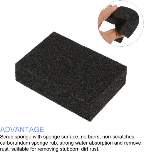 Scrub Sponge (10.1 x 7cm/4" x 2.8"), Scouring Pad Non-Scratch Dish Cellulose Scrubber Sponges - for Dishes, Pots, Pans, Kitchens, Counters and Flo...
