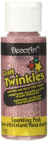 DecoArt Craft Twinkles Paint, 2-Ounce, Sparkling Pink...