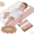 Geelin 3 Pcs PU Baby Diaper Changing Pad 20 x 28 Inches Foldable Portable Changing Mat Travel Waterproof Changing Pad Liner for Baby, Small Toddle...