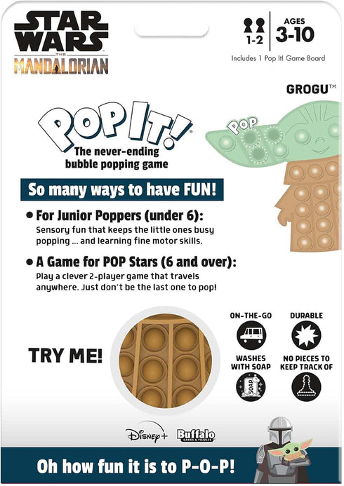 POP IT! Buffalo Games Star Wars: The Mandalorian - Grogu...