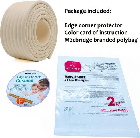 M2cbridge Multifunctional Edge and Corner Guard Coverage Baby Safety Bumper DIY 6.5 Ft (Candy Pink)...
